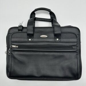 Samsonite 1910 Expandable Laptop Bag Luggage Briefcase Case Black No Strap Read
